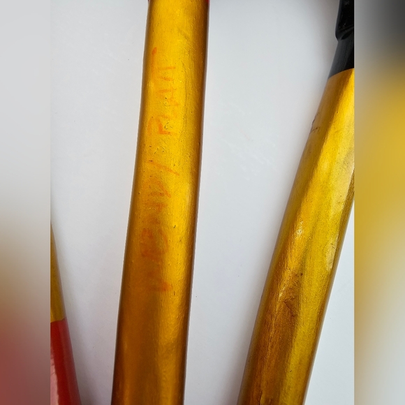 KHOKHLOMA Wooden Spoon Hand Painted RUSSIAN Lacquer Black Red & Gold Lot(8) - Picture 2 of 14